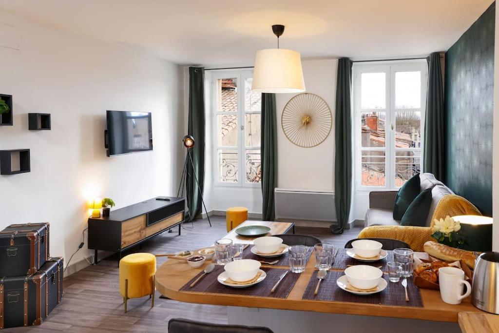 N3 Des Etudes Duplex Hypercentre Wifi Conciergeriedamecarcas Apartment Carcassone Exterior photo